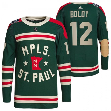 Pánské Hokejový Dres Minnesota Wild Matt Boldy 12 2022 Winter Classic Authentic